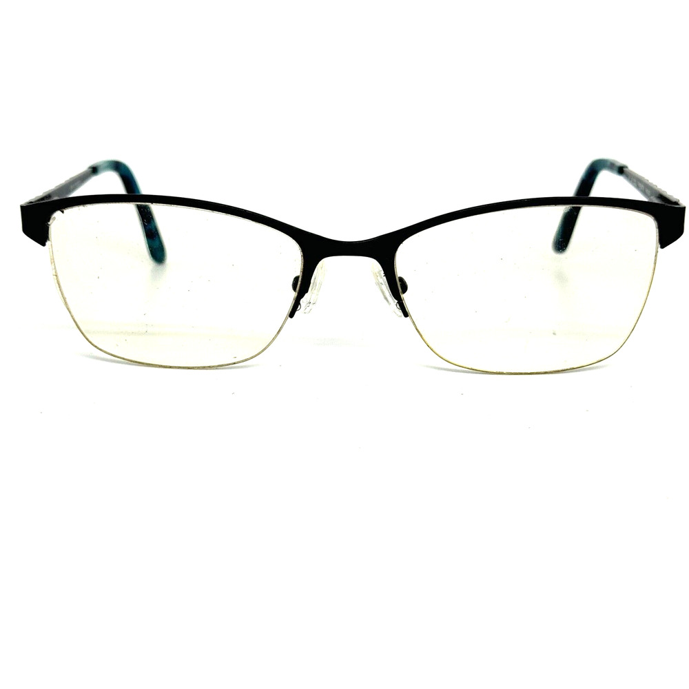 BUM EQUIPMENT Famous Eyeglasses Frame 53-18-135 Navy Full rim H13885